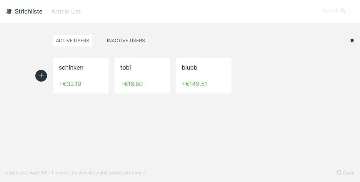 Strichliste ‒ The Tally Sheet Replacement for Your Organization